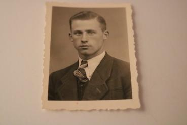 Passfoto - Portrait -SS-Soldat - Karelien 1942 + Zivil Portrait